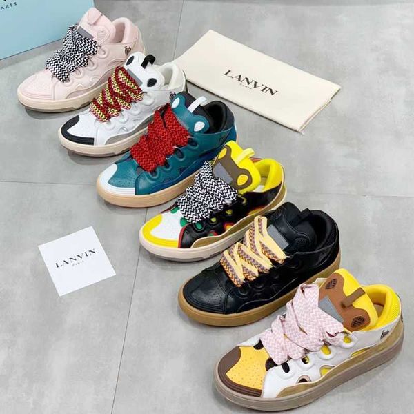 luxury lanvins dress shoes original brand designer men women sneakers thick soled couple lace up mens womens runner shoe, Black
luxury lanvins dress shoes original brand designer men women sneakers thick soled couple lace up mens womens runner shoe, Black