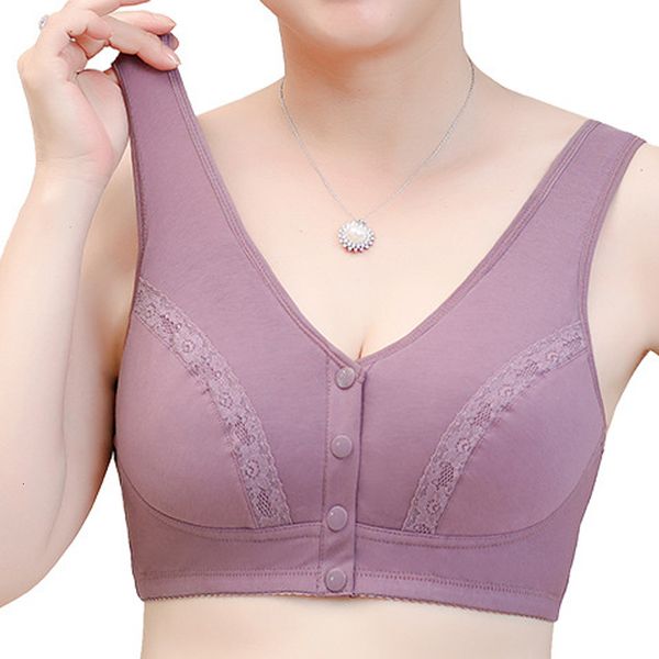 bras front button bra plus size bralette middle old aged women vest elderly cotton lace large underwear lingerie 8068c 221119, Red;black
bras front button bra plus size bralette middle old aged women vest elderly cotton lace large underwear lingerie 8068c 221119, Red;black