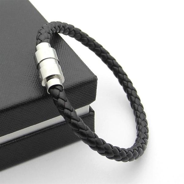 classics black woven leather bracelet magnetic shut men bracelets french man's jewelry charm bracelets as christmas g224g, Golden;silver
classics black woven leather bracelet magnetic shut men bracelets french man's jewelry charm bracelets as christmas g224g, Golden;silver