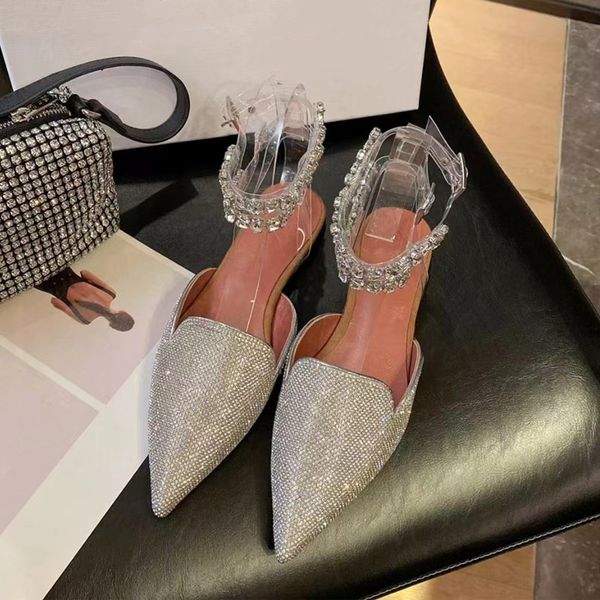 crystal begum amina muaddi embellished buckle stain spool flat sandals women's luxury designer dress shoes evening backless sandals siz, Black
crystal begum amina muaddi embellished buckle stain spool flat sandals women's luxury designer dress shoes evening backless sandals siz, Black