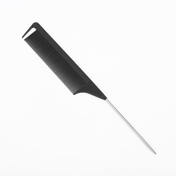 hair brushes 1pcs 220x28x4mm black fine tooth metal pin anti static style rat tail comb dressers styling tool for beauty 221119, Silver
hair brushes 1pcs 220x28x4mm black fine tooth metal pin anti static style rat tail comb dressers styling tool for beauty 221119, Silver