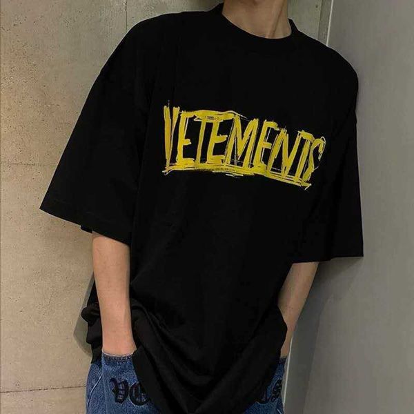 men's t-shirts vtm wittman 2021 new yellow graffiti letter men's and women's loose short sleeve t-shirt t221012, White;black
men's t-shirts vtm wittman 2021 new yellow graffiti letter men's and women's loose short sleeve t-shirt t221012, White;black