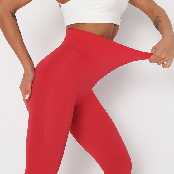 Active Pants Cross border sexy European and American seamless yoga High waist tight hip lifting solid outdoor running Fitness for women, Red
Active Pants Cross border sexy European and American seamless yoga High waist tight hip lifting solid outdoor running Fitness for women, Red