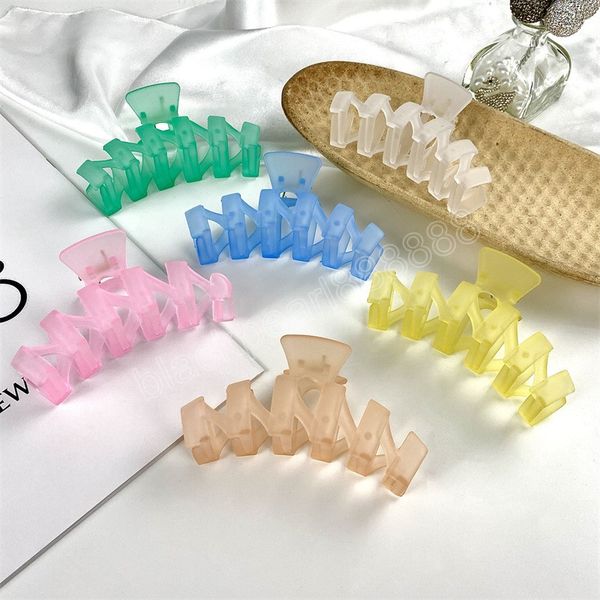 women jelly color large claw clip korean fashion hair claws barrettes crab hairpin hair accessories gift, Slivery;golden
women jelly color large claw clip korean fashion hair claws barrettes crab hairpin hair accessories gift, Slivery;golden