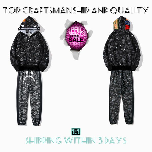 craftsmanship mens hoodies suit apes hoodie designer jacket shark pullover tiger full zip color harajuku sweatshirt fashion co-branding camo, Black
craftsmanship mens hoodies suit apes hoodie designer jacket shark pullover tiger full zip color harajuku sweatshirt fashion co-branding camo, Black
