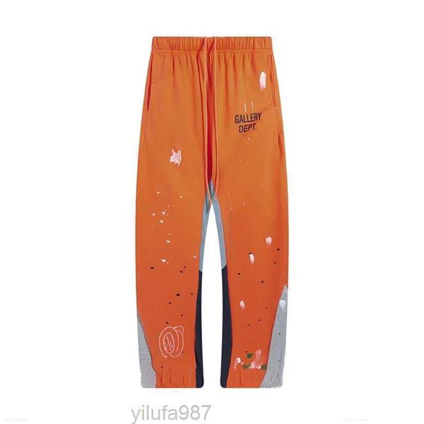 men's pants galleries dept designer sweatpants sports 7216b painted flare sweat pant hand-painted ink splashing stitching letter printe, Black
men's pants galleries dept designer sweatpants sports 7216b painted flare sweat pant hand-painted ink splashing stitching letter printe, Black