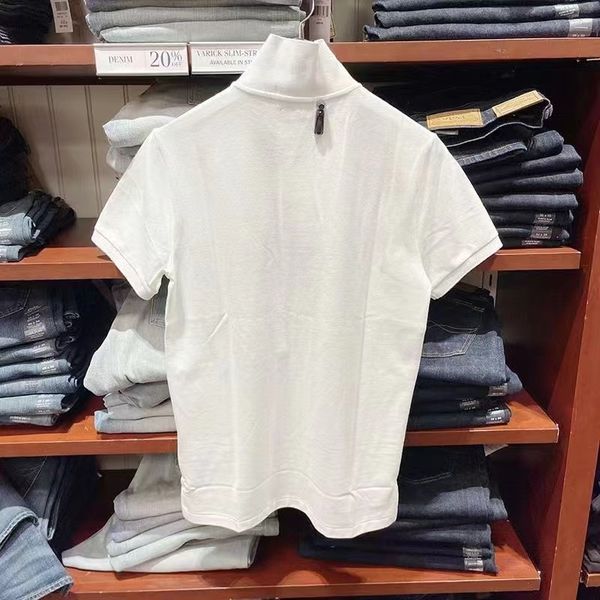 wholesale 2329 summer new polos shirts european and american men's short sleeves casual colorblock cotton large size embroidered fashio, White;black
wholesale 2329 summer new polos shirts european and american men's short sleeves casual colorblock cotton large size embroidered fashio, White;black