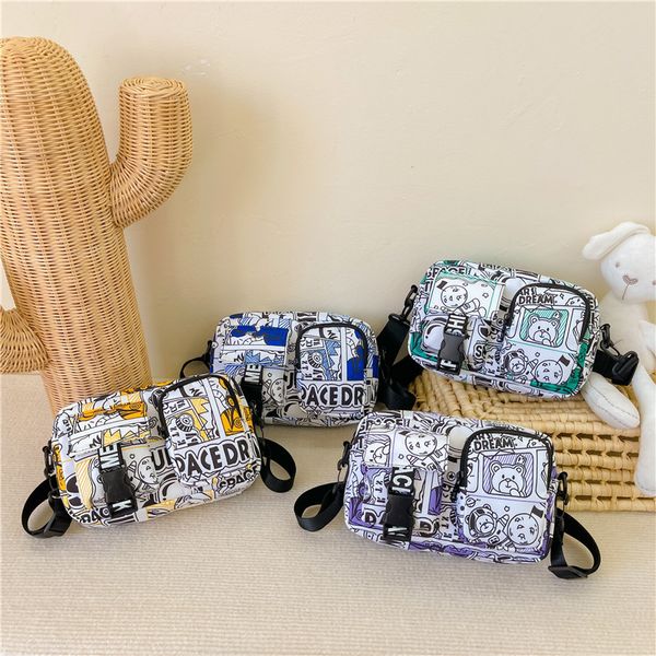 ins kids sports handbags boys girls graffiti letter printed square bag children nylon casual messenger bags a9365, Black
ins kids sports handbags boys girls graffiti letter printed square bag children nylon casual messenger bags a9365, Black