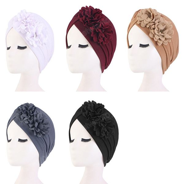 double big flowers turbans for women pearls hijab bonnet muslim hat chemo cap wrap head indian hat inner caps, Blue;gray
double big flowers turbans for women pearls hijab bonnet muslim hat chemo cap wrap head indian hat inner caps, Blue;gray