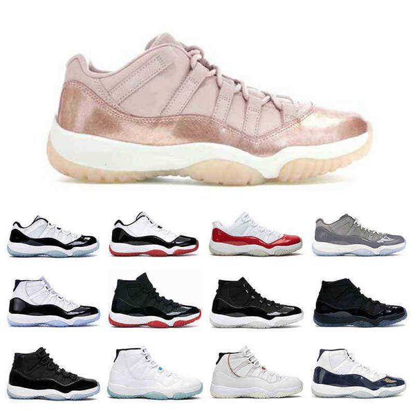 2021 men women outdoor shoes jumpman 11 11s rose gold low concord bred cap and gown white metallic silver sport sneakers mens trainer, Black
2021 men women outdoor shoes jumpman 11 11s rose gold low concord bred cap and gown white metallic silver sport sneakers mens trainer, Black