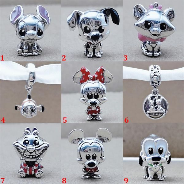925 sterling silver charm beads fit pandora charms bracelet animal style cute string pendant diy beads women jewelry gift234c, Black
925 sterling silver charm beads fit pandora charms bracelet animal style cute string pendant diy beads women jewelry gift234c, Black