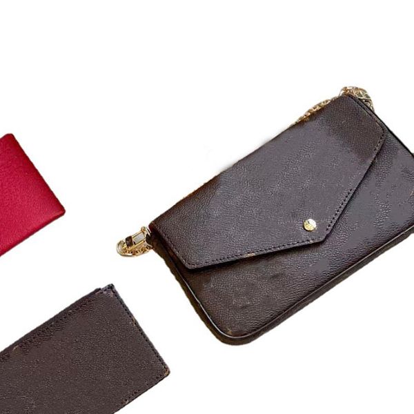 small brown luxury bag designer bags handbags card holder purse 3pcs set bags woman fashion ladies chain mini pochette p pursas wallet envel
small brown luxury bag designer bags handbags card holder purse 3pcs set bags woman fashion ladies chain mini pochette p pursas wallet envel