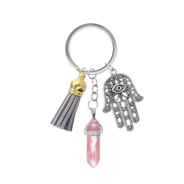 llaveros de borla palma ojo de ftima colgante punto de piedra cristal hexagona llaveros a granel venta al por mayor regalos yoga para mujere, Silver
llaveros de borla palma ojo de ftima colgante punto de piedra cristal hexagona llaveros a granel venta al por mayor regalos yoga para mujere, Silver