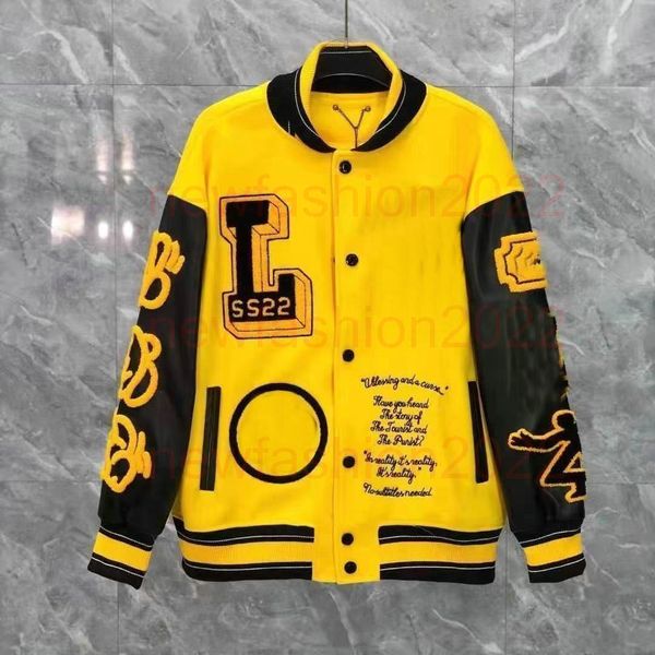 women monogrames embossed leather embroidered varsity jacket for men casual sportswear lightweight windbreaker varsity baseball jacket with, Black
women monogrames embossed leather embroidered varsity jacket for men casual sportswear lightweight windbreaker varsity baseball jacket with, Black
