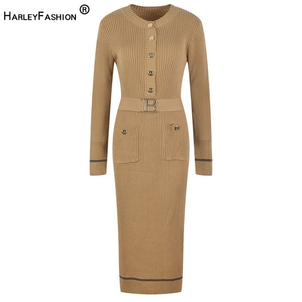 casual dresses fall quality design 3 colors elegant o-neck sheath knitting fabric long skinny belt dress 221119, Black;gray
casual dresses fall quality design 3 colors elegant o-neck sheath knitting fabric long skinny belt dress 221119, Black;gray