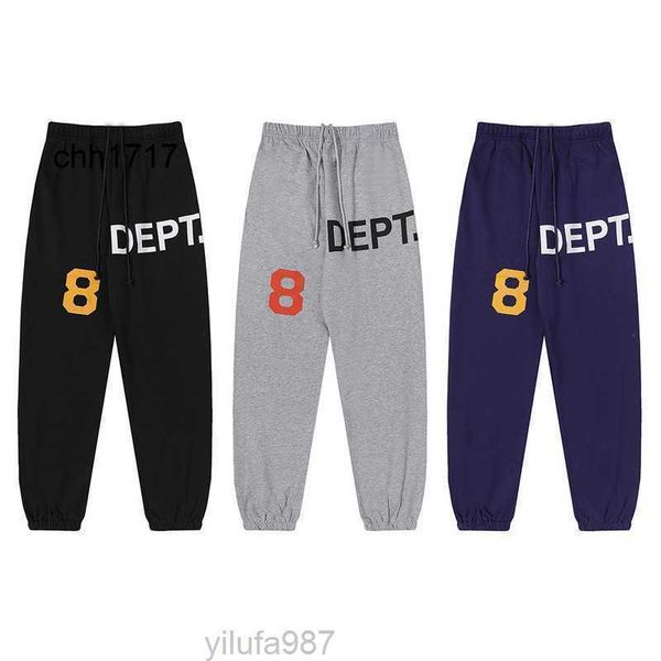 men's pants galleryes depts small american number 8 printed fleece and women's european casual leggings trend, Black
men's pants galleryes depts small american number 8 printed fleece and women's european casual leggings trend, Black