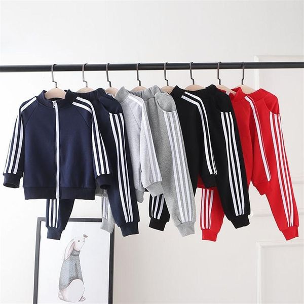 kids leisure sport suit spring boys girls cotton zipper jacket pants 2pcs sets baby casual tracksuit children clothes 10 years y200829287b, White
kids leisure sport suit spring boys girls cotton zipper jacket pants 2pcs sets baby casual tracksuit children clothes 10 years y200829287b, White