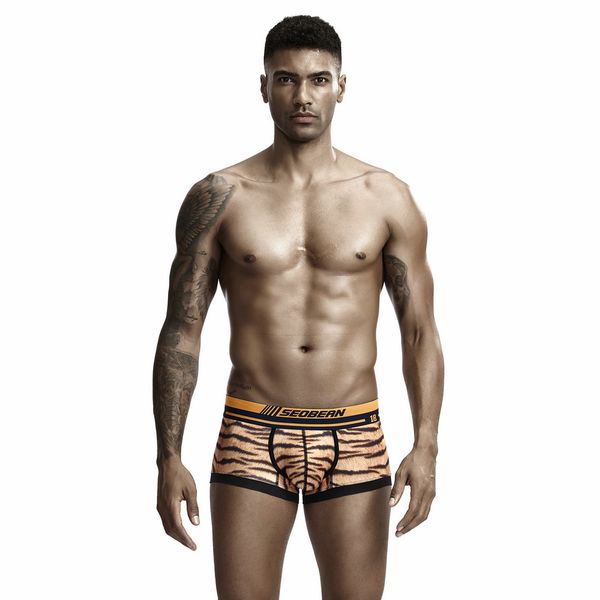 men's underpants underwear male lingerie tiger print hipster boxer briefs nylon innerwear undergarment #80205, Black;white
men's underpants underwear male lingerie tiger print hipster boxer briefs nylon innerwear undergarment #80205, Black;white
