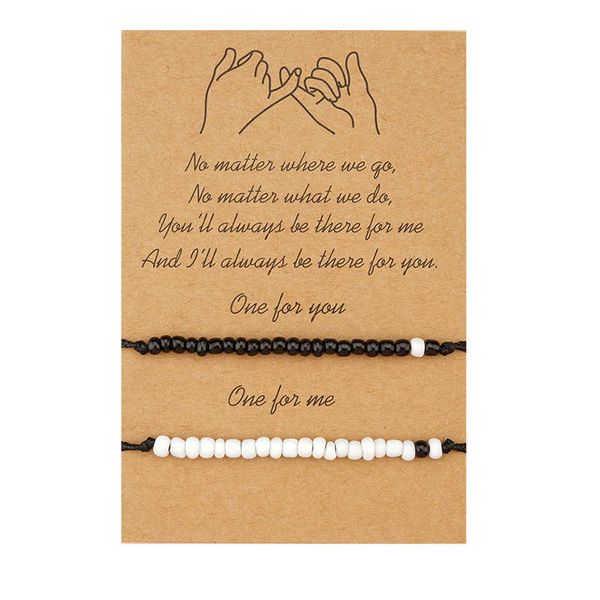 creative card bracelet personality black and white bead wax woven bracelet jewelry, Golden;silver
creative card bracelet personality black and white bead wax woven bracelet jewelry, Golden;silver