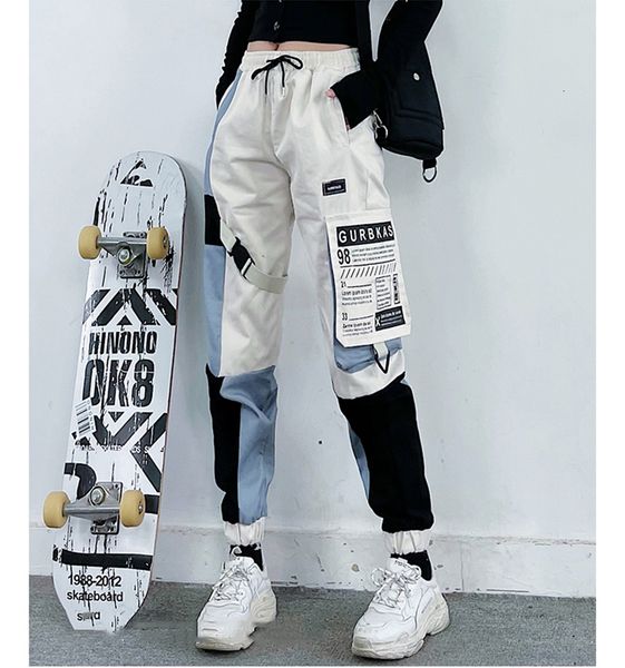 women's pants capris cotton high waist loose cargo streetwear hip hop vintage straight harajuku trousers female 221119, Black;white
women's pants capris cotton high waist loose cargo streetwear hip hop vintage straight harajuku trousers female 221119, Black;white