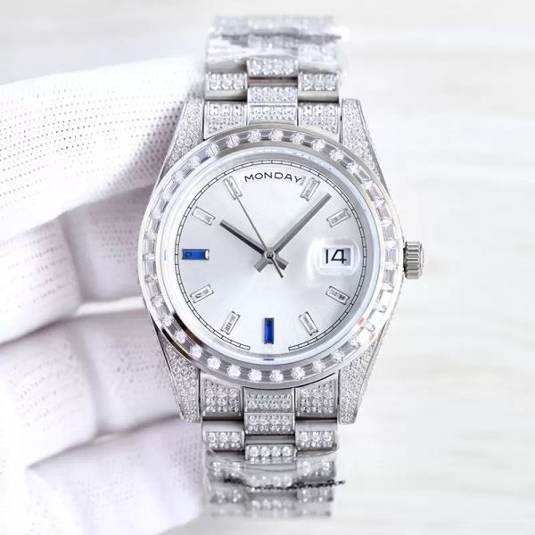 diamond watch automatic mechanical watches 41mm diamonds circle and strap wristwatches women fashion designer wristwatch montre de luxe fest, Slivery;brown
diamond watch automatic mechanical watches 41mm diamonds circle and strap wristwatches women fashion designer wristwatch montre de luxe fest, Slivery;brown