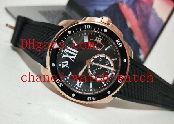 seller diver men's wristwatches black dial and rubber bracelet 18k rose gold mens automatic mechanical movement watches, Slivery;brown
seller diver men's wristwatches black dial and rubber bracelet 18k rose gold mens automatic mechanical movement watches, Slivery;brown