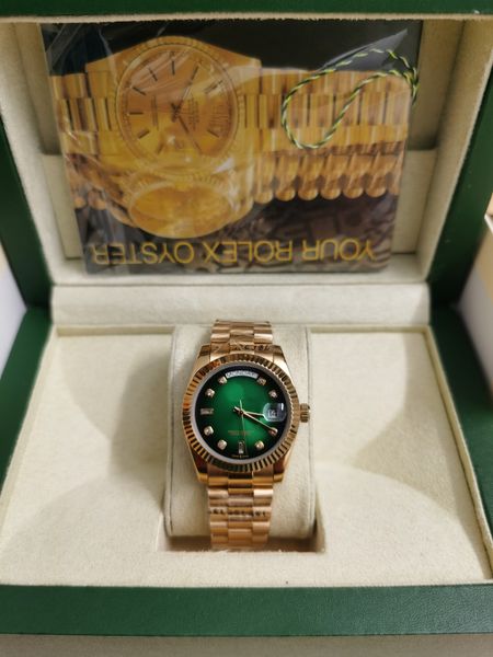 2023 classic mens watches gold day ice green face mechanical stainless steel strap automatic movement sports sapphire glass mens date, Slivery;brown
2023 classic mens watches gold day ice green face mechanical stainless steel strap automatic movement sports sapphire glass mens date, Slivery;brown