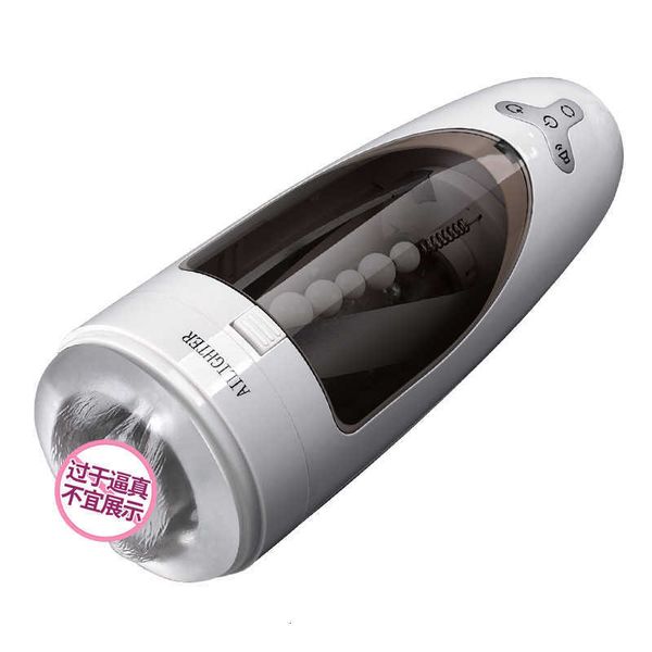 toy massager ailaite full-automatic aircraft cup intelligent telescopic rotating soft bead sucking stimulates the heating of male masturbato
toy massager ailaite full-automatic aircraft cup intelligent telescopic rotating soft bead sucking stimulates the heating of male masturbato