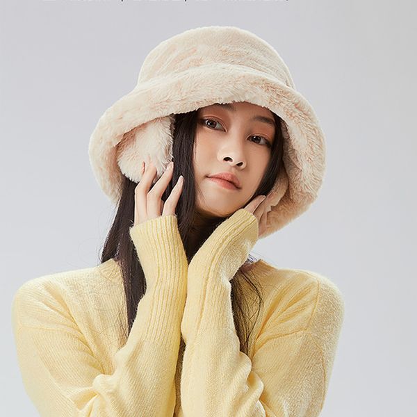 wide brim hats bucket ohsunny winter solid antistatic soft warm faux fur rabbit hat adjustable size detachable earmuff fishing caps for wome, Blue;gray
wide brim hats bucket ohsunny winter solid antistatic soft warm faux fur rabbit hat adjustable size detachable earmuff fishing caps for wome, Blue;gray