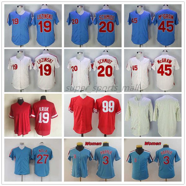 man women youth mitchell and ness baseball jersey vintage 19 greg luzinski 20 mike schmidt 27 aaron nola 45 tug mcgraw 99 mitch williams jer, Blue;black
man women youth mitchell and ness baseball jersey vintage 19 greg luzinski 20 mike schmidt 27 aaron nola 45 tug mcgraw 99 mitch williams jer, Blue;black
