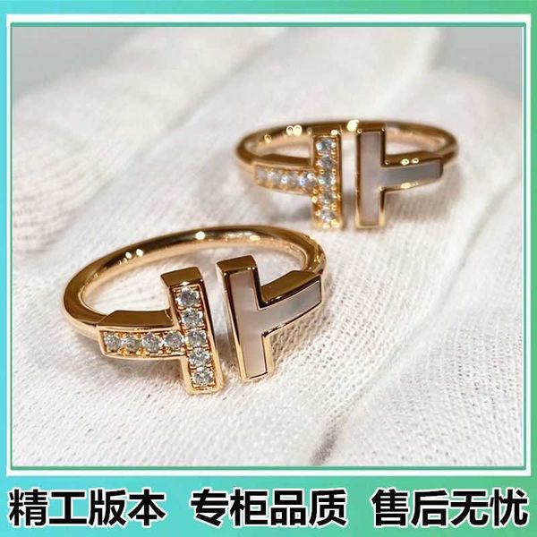 seiko 925 silver double t white fritillaria ring women's open bracelet with diamond adjustable 18k rose gold simple fashion
seiko 925 silver double t white fritillaria ring women's open bracelet with diamond adjustable 18k rose gold simple fashion