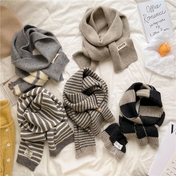 scarves design warm winter knitted scarf women korean style striped thick wool neckerchief female shawl neck wrap bufandas echarpe 221119, Blue;gray
scarves design warm winter knitted scarf women korean style striped thick wool neckerchief female shawl neck wrap bufandas echarpe 221119, Blue;gray