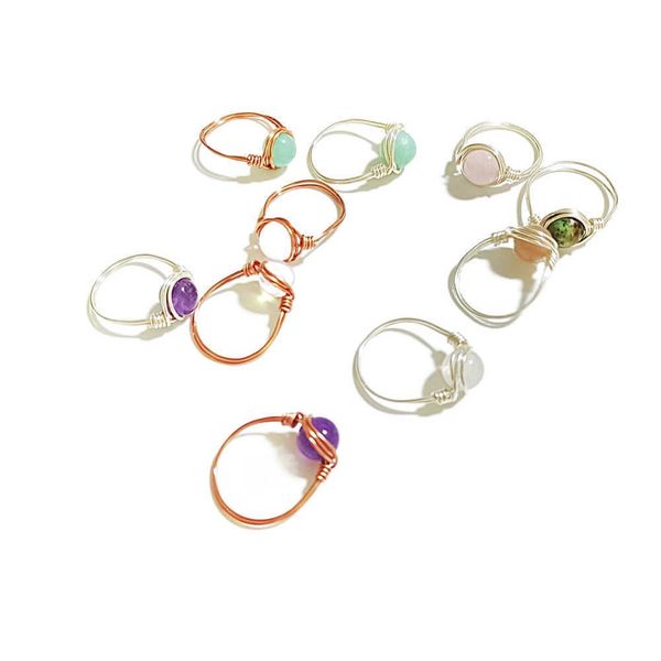 solitaire ring handmade wire wrapped crystal rings for women healing stone, Golden;silver
solitaire ring handmade wire wrapped crystal rings for women healing stone, Golden;silver