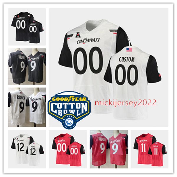 american college football wear desmond ridder cincinnati bearcats football jersey derek wolfe travis kelce brig owens gerrid doaks james wig, Black
american college football wear desmond ridder cincinnati bearcats football jersey derek wolfe travis kelce brig owens gerrid doaks james wig, Black
