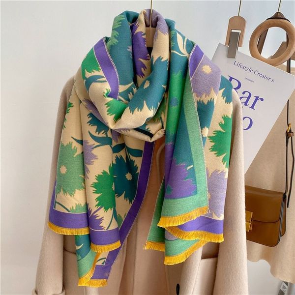 scarves luxury design winter cashmere wraps scarf shawls lady pashmina bufanda blanket female stoles warm thick 221119, Blue;gray
scarves luxury design winter cashmere wraps scarf shawls lady pashmina bufanda blanket female stoles warm thick 221119, Blue;gray