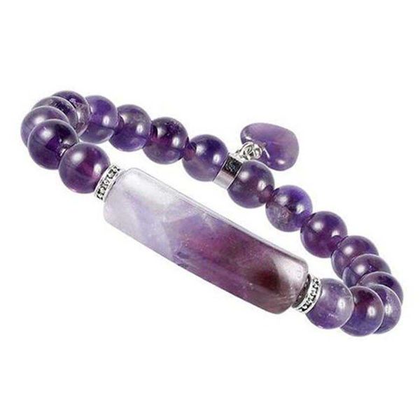 natural gemstone jewelry heart charm pendant beaded bracelets healing stone for women amethyst rhodolite tiger's eye pink clean quartz, Black
natural gemstone jewelry heart charm pendant beaded bracelets healing stone for women amethyst rhodolite tiger's eye pink clean quartz, Black