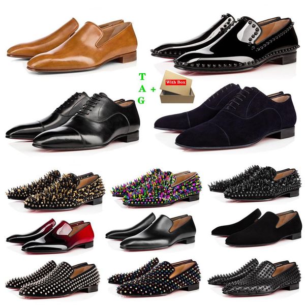 red-bottoms shoes christians brand mens red shoes designers low flat rivets man business banquet dress shoe luxurys patent suede spi vmo, Black
red-bottoms shoes christians brand mens red shoes designers low flat rivets man business banquet dress shoe luxurys patent suede spi vmo, Black