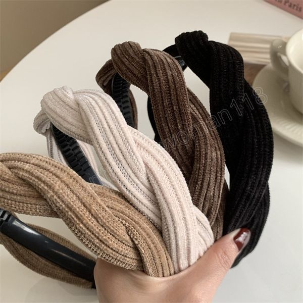 fashion cross-winding headband fashion hair accessories women trend casual temperament hairbands, Silver
fashion cross-winding headband fashion hair accessories women trend casual temperament hairbands, Silver