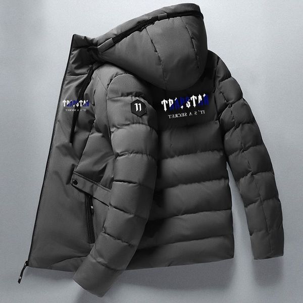men's down parkas autumn and winter fashion trapstar casual warm hooded jacket waterproof wind proof breathable 221119, Black
men's down parkas autumn and winter fashion trapstar casual warm hooded jacket waterproof wind proof breathable 221119, Black