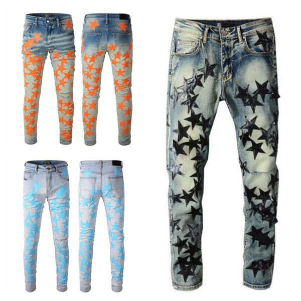distressed jean ripped jeans designer jeans biker slim fit motorcycle denim cult stretch trendy rock long luxury straight hip hop with hole, Blue
distressed jean ripped jeans designer jeans biker slim fit motorcycle denim cult stretch trendy rock long luxury straight hip hop with hole, Blue