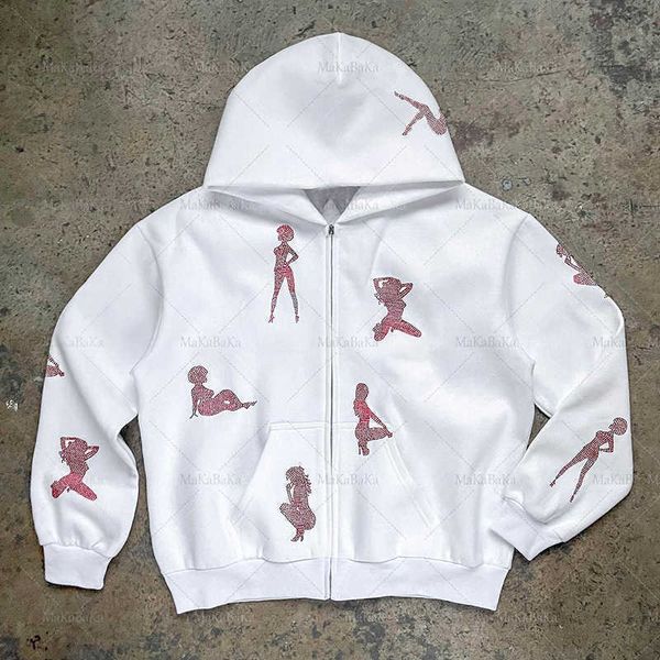 men's hoodies sweatshirts winter grunge clothing vintage rhinestone graphics loos hoodies female zip up long sleeve women's sweats, Black
men's hoodies sweatshirts winter grunge clothing vintage rhinestone graphics loos hoodies female zip up long sleeve women's sweats, Black