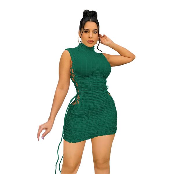women casual dresses sleeveless bodycon dress bubble crew neck bandage slim fit party club short mini dress, Black;gray
women casual dresses sleeveless bodycon dress bubble crew neck bandage slim fit party club short mini dress, Black;gray