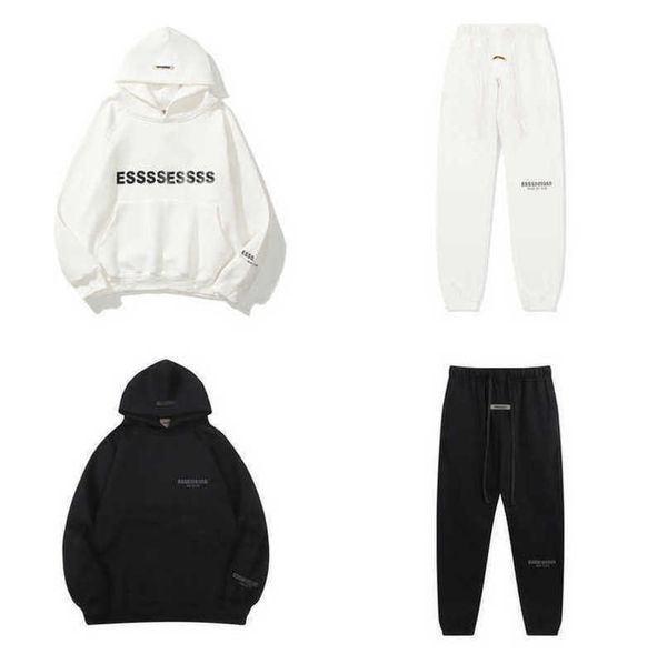 men's luxury fashion tracksuits sweatshirts letter essss hoodies men women sportswear pants suit hooded sweater casual pullover couple, Black
men's luxury fashion tracksuits sweatshirts letter essss hoodies men women sportswear pants suit hooded sweater casual pullover couple, Black