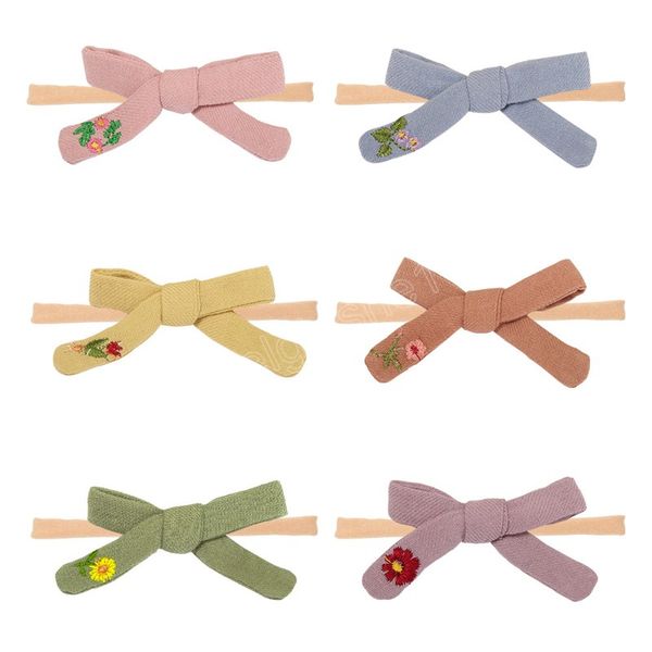 vintage embroidered flowers cotton and hemp bowknot elastic headband infant cute handmade bows traceless nylon hairband, Slivery;white
vintage embroidered flowers cotton and hemp bowknot elastic headband infant cute handmade bows traceless nylon hairband, Slivery;white