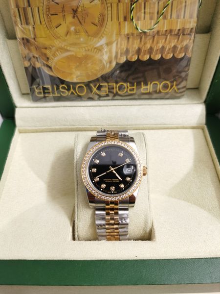 with box papers high-quality watch new version 18k white gold diamond bezel 41mm 36mm dial automatic fashion men's watch gd wristwatch, Slivery;brown
with box papers high-quality watch new version 18k white gold diamond bezel 41mm 36mm dial automatic fashion men's watch gd wristwatch, Slivery;brown
