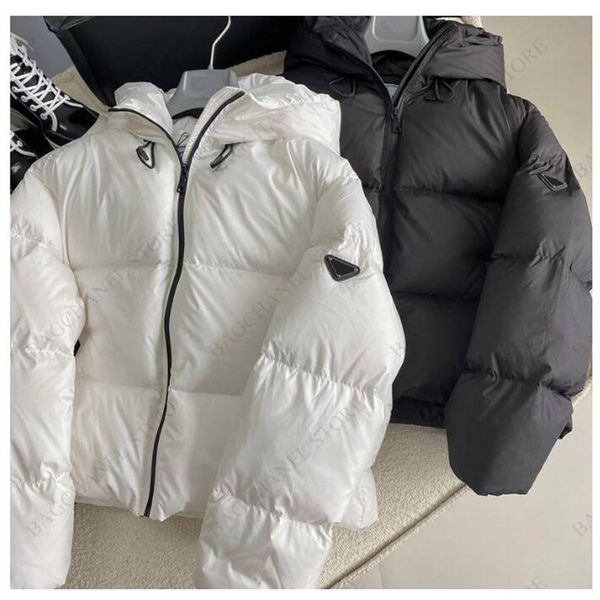 classic women jackets short hooded down coats designer parkas fashion inverted triangle mens jackets winter warm parker windbreaker, Black
classic women jackets short hooded down coats designer parkas fashion inverted triangle mens jackets winter warm parker windbreaker, Black