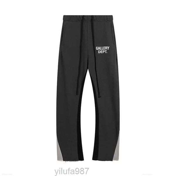 men's pants galleries dept designer sweatpants sports 7216b painted flare sweat pant beauty trend small simple style splicing loose 2qd, Black
men's pants galleries dept designer sweatpants sports 7216b painted flare sweat pant beauty trend small simple style splicing loose 2qd, Black