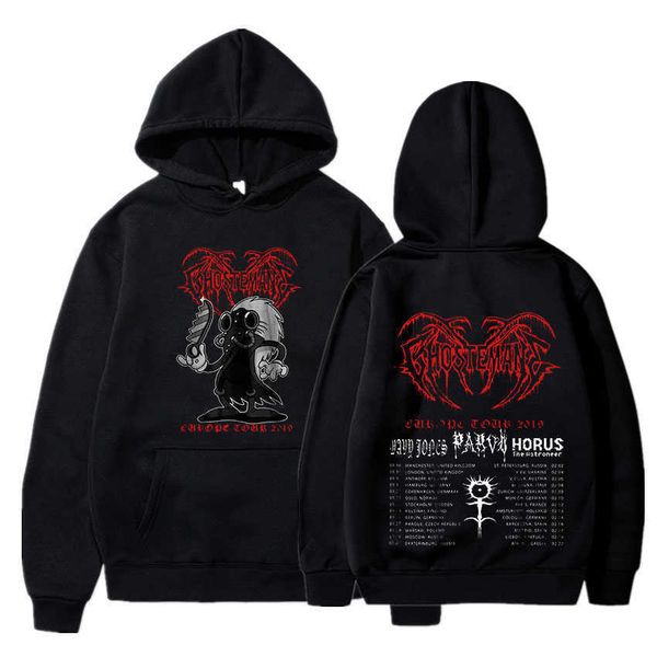 men's hoodies sweatshirts ghostemane europe tour 2019 double-sided graphic print hoodies men women's hooded sweatshirt vintage bla, Black
men's hoodies sweatshirts ghostemane europe tour 2019 double-sided graphic print hoodies men women's hooded sweatshirt vintage bla, Black