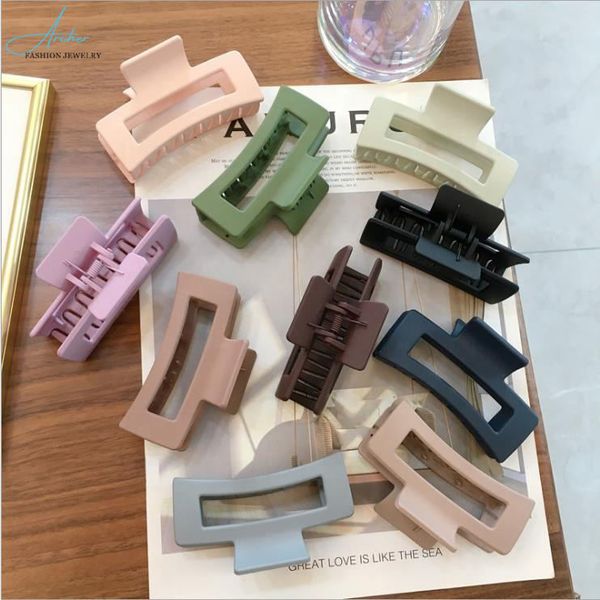 archer 2022 wholesale ins style big size hair clamps hollow rectangle acrylic matte hair claw clip
archer 2022 wholesale ins style big size hair clamps hollow rectangle acrylic matte hair claw clip