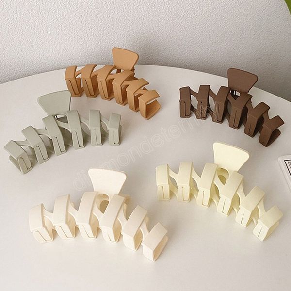 women elegant soild color clamps geometric large hair clip korean claw clips crab hairpin hair accessories, Slivery;golden
women elegant soild color clamps geometric large hair clip korean claw clips crab hairpin hair accessories, Slivery;golden